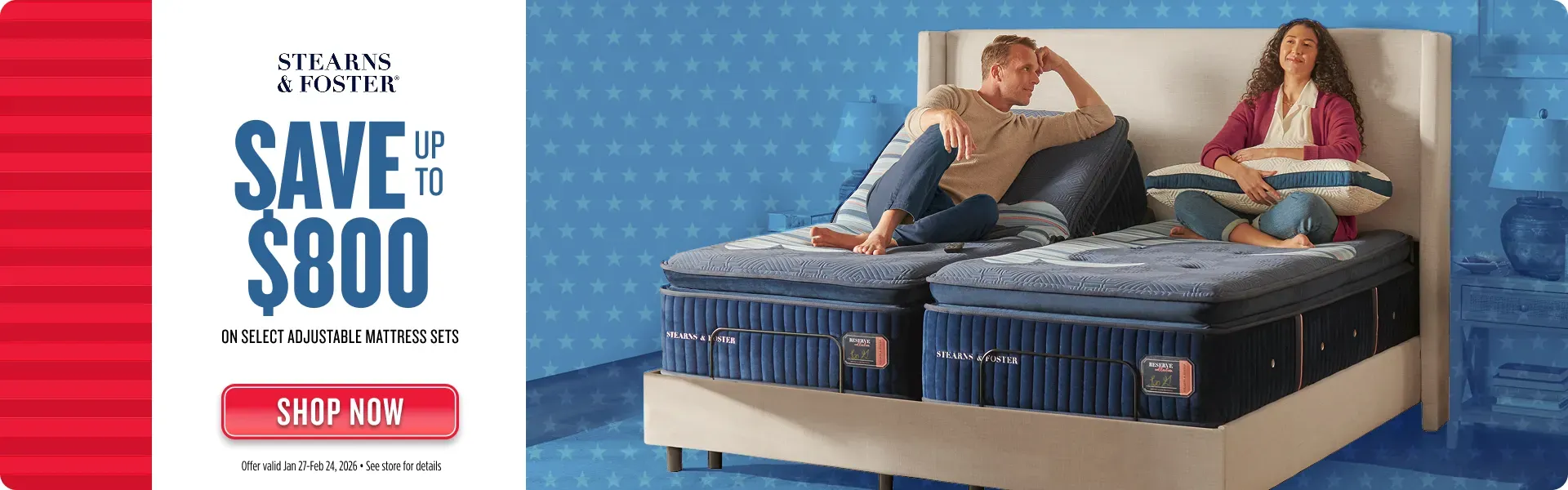 President's Day Sale Stearns & Foster